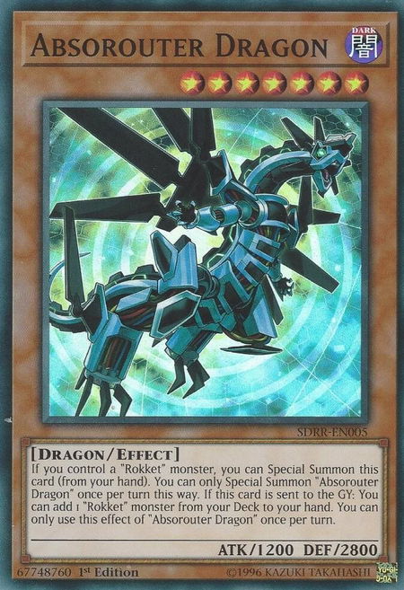Absorouter Dragon - Structure Deck: Rokket Revolt YuGiOh trading card