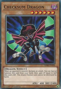 Checksum Dragon - Structure Deck: Rokket Revolt (SDRR) #SDRR-EN006 - Common / Short Print YuGiOh Trading Card