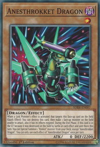 Anesthrokket Dragon - Structure Deck: Rokket Revolt (SDRR) #SDRR-EN007 - Common / Short Print YuGiOh Trading Card