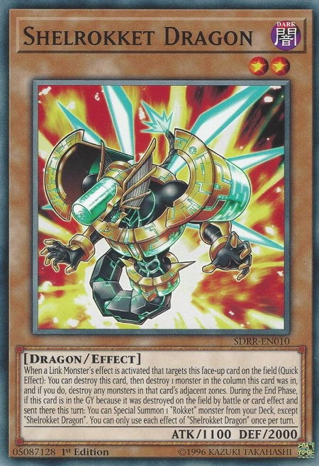 Shelrokket Dragon - Structure Deck: Rokket Revolt YuGiOh trading card