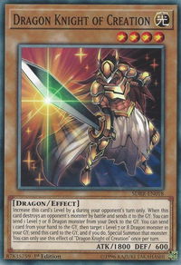 Dragon Knight of Creation - Structure Deck: Rokket Revolt (SDRR) #SDRR-EN018 - Common / Short Print YuGiOh Trading Card