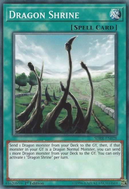 Dragon Shrine - Structure Deck: Rokket Revolt YuGiOh trading card