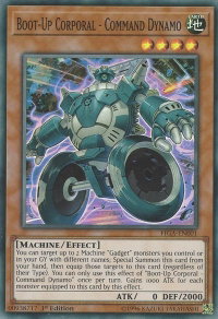 Boot-Up Corporal - Command Dynamo - Fists of the Gadgets (FIGA) #FIGA-EN001 - Super Rare YuGiOh Trading Card