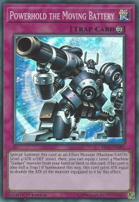 Powerhold the Moving Battery - Fists of the Gadgets (FIGA) #FIGA-EN005 - Super Rare YuGiOh Trading Card