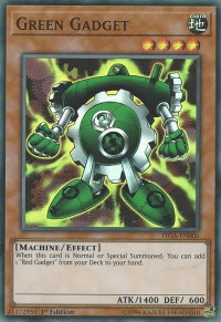 Green Gadget - Fists of the Gadgets (FIGA) #FIGA-EN006 - Super Rare YuGiOh Trading Card