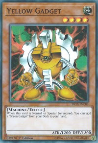 Yellow Gadget - Fists of the Gadgets (FIGA) #FIGA-EN008 - Super Rare YuGiOh Trading Card