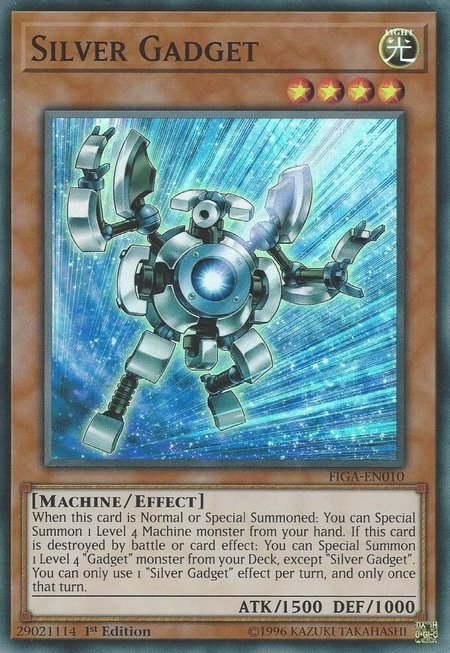 Silver Gadget - Fists of the Gadgets YuGiOh trading card