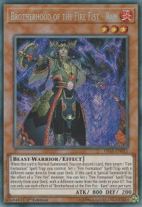 Brotherhood of the Fire Fist - Ram - Fists of the Gadgets (FIGA) #FIGA-EN011 - Secret Rare YuGiOh Trading Card