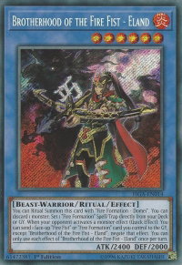 Brotherhood of the Fire Fist - Eland - Fists of the Gadgets (FIGA) #FIGA-EN014 - Secret Rare YuGiOh Trading Card