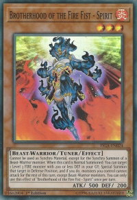 Brotherhood of the Fire Fist - Spirit - Fists of the Gadgets (FIGA) #FIGA-EN024 - Super Rare YuGiOh Trading Card