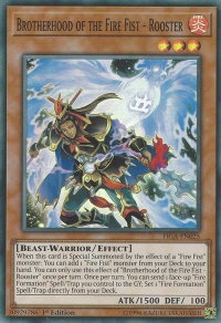Brotherhood of the Fire Fist - Rooster - Fists of the Gadgets (FIGA) #FIGA-EN025 - Super Rare YuGiOh Trading Card