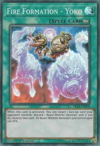 Fire Formation - Yoko - Fists of the Gadgets (FIGA) #FIGA-EN030 - Super Rare YuGiOh Trading Card