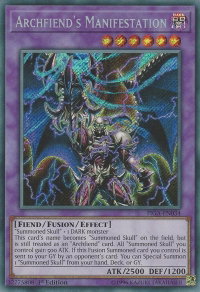 Archfiend's Manifestation - Fists of the Gadgets (FIGA) #FIGA-EN034 - Secret Rare YuGiOh Trading Card