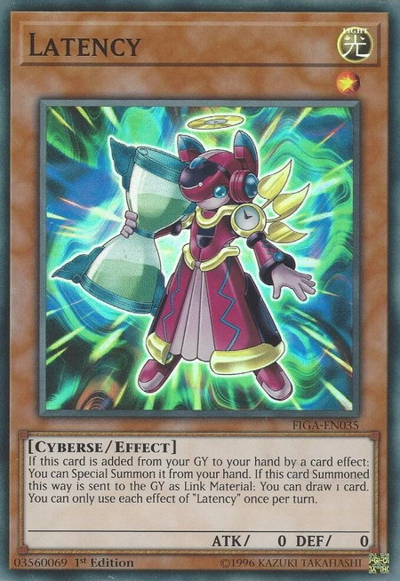 Latency - Fists of the Gadgets YuGiOh trading card
