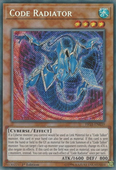 Code Radiator - Fists of the Gadgets YuGiOh trading card
