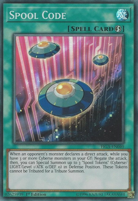 Spool Code - Fists of the Gadgets YuGiOh trading card