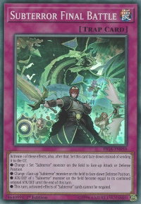Subterror Final Battle - Fists of the Gadgets (FIGA) #FIGA-EN050 - Super Rare YuGiOh Trading Card