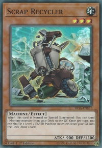 Scrap Recycler - Fists of the Gadgets (FIGA) #FIGA-EN051 - Super Rare YuGiOh Trading Card