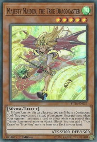 Majesty Maiden, the True Dracocaster - Fists of the Gadgets (FIGA) #FIGA-EN052 - Super Rare YuGiOh Trading Card