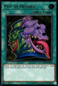 Pot of Desires (UTR) - OTS Tournament Pack 11 (OP11) #OP11-EN003 - Ultimate Rare YuGiOh Trading Card