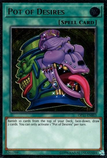 Pot of Desires (UTR) - OTS Tournament Pack 11 YuGiOh trading card