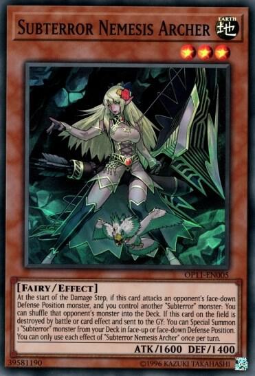 Subterror Nemesis Archer - OTS Tournament Pack 11 YuGiOh trading card