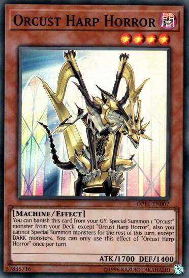 Orcust Harp Horror - OTS Tournament Pack 11 YuGiOh trading card