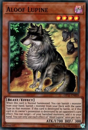 Aloof Lupine - OTS Tournament Pack 11 YuGiOh trading card