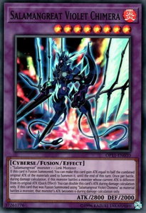 Salamangreat Violet Chimera - OTS Tournament Pack 11 (OP11) #OP11-EN010 - Super Rare YuGiOh Trading Card