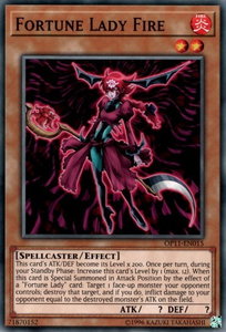 Fortune Lady Fire - OTS Tournament Pack 11 (OP11) #OP11-EN015 - Common / Short Print YuGiOh Trading Card