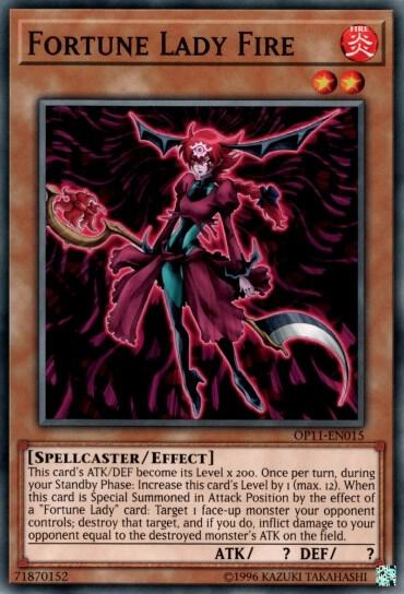 Fortune Lady Fire - OTS Tournament Pack 11 YuGiOh trading card