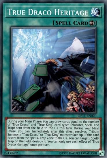 True Draco Heritage - OTS Tournament Pack 11 YuGiOh trading card