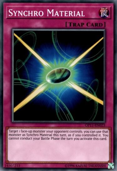 Synchro Material trading card from OTS Tournament Pack 11 Synchro Material - OTS Tournament Pack 11 YuGiOh trading card