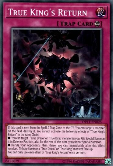 True King's Return trading card from OTS Tournament Pack 11 True King's Return - OTS Tournament Pack 11 YuGiOh trading card