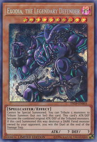Exodia, the Legendary Defender - 2019 Gold Sarcophagus Tin (CT16) #TN19-EN003 - Prismatic Secret Rare YuGiOh Trading Card