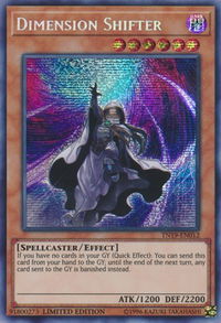 Dimension Shifter - 2019 Gold Sarcophagus Tin (CT16) #TN19-EN012 - Prismatic Secret Rare YuGiOh Trading Card