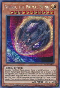 Nibiru, the Primal Being - 2019 Gold Sarcophagus Tin (CT16) #TN19-EN013 - Prismatic Secret Rare YuGiOh Trading Card