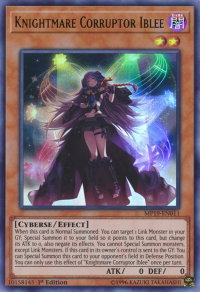 Knightmare Corruptor Iblee - 2019 Gold Sarcophagus Tin Mega Pack (MP19) #MP19-EN011 - Ultra Rare YuGiOh Trading Card