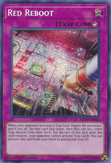 Red Reboot - 2019 Gold Sarcophagus Tin Mega Pack YuGiOh trading card
