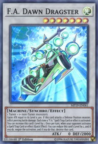 F.A. Dawn Dragster - 2019 Gold Sarcophagus Tin Mega Pack (MP19) #MP19-EN061 - Super Rare YuGiOh Trading Card