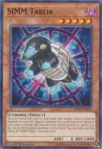 SIMM Tablir - 2019 Gold Sarcophagus Tin Mega Pack (MP19) #MP19-EN072 - Common / Short Print YuGiOh Trading Card