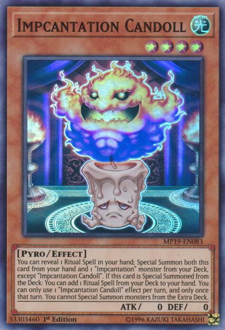 Impcantation Candoll - 2019 Gold Sarcophagus Tin Mega Pack YuGiOh trading card