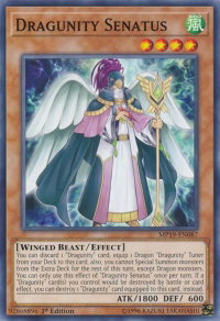 Dragunity Senatus - 2019 Gold Sarcophagus Tin Mega Pack (MP19) #MP19-EN087 - Common / Short Print YuGiOh Trading Card