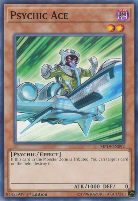 Psychic Ace - 2019 Gold Sarcophagus Tin Mega Pack YuGiOh trading card