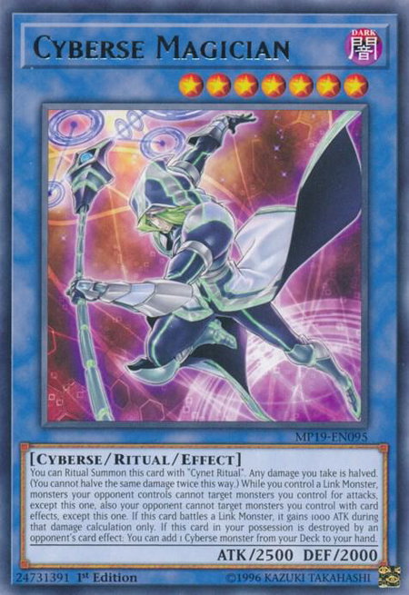 Cyberse Magician - 2019 Gold Sarcophagus Tin Mega Pack YuGiOh trading card