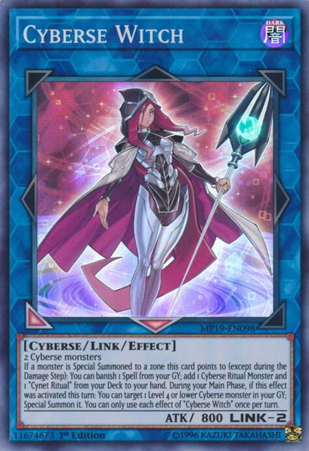 Cyberse Witch - 2019 Gold Sarcophagus Tin Mega Pack YuGiOh trading card
