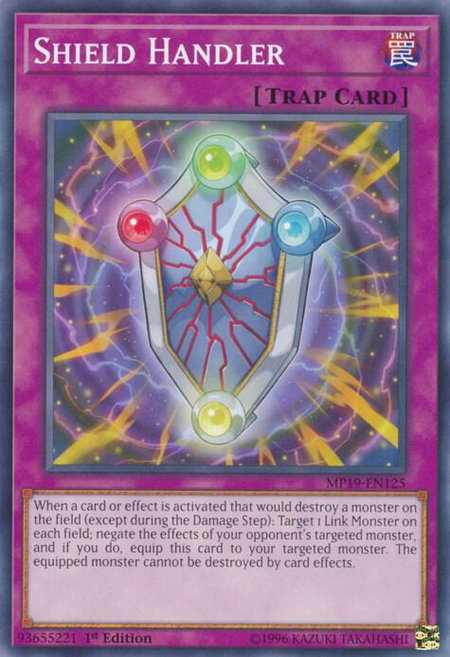 Shield Handler - 2019 Gold Sarcophagus Tin Mega Pack YuGiOh trading card
