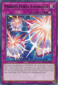 Mirror Force Launcher - 2019 Gold Sarcophagus Tin Mega Pack (MP19) #MP19-EN126 - Rare YuGiOh Trading Card
