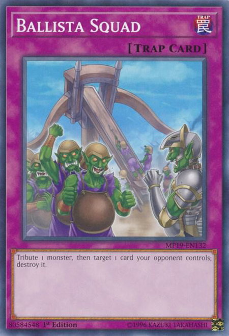 Ballista Squad - 2019 Gold Sarcophagus Tin Mega Pack YuGiOh trading card