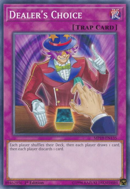 Dealer's Choice - 2019 Gold Sarcophagus Tin Mega Pack YuGiOh trading card